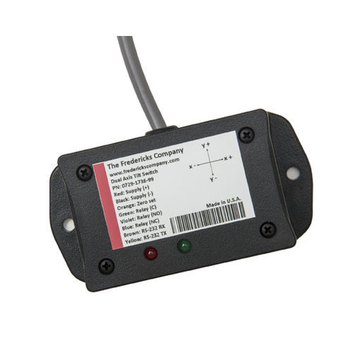 Détecteur d'inclinaison 2 axes - 0729-1736-99 - The Fredericks Company - programmable