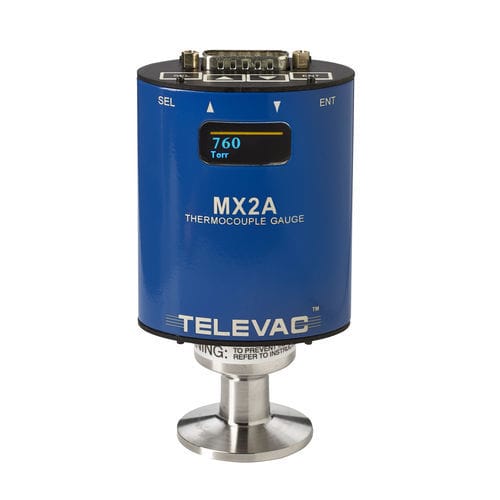Jauge à vide Pirani - Televac® MX2A  - The Fredericks Company - à thermocouple / à convection / active