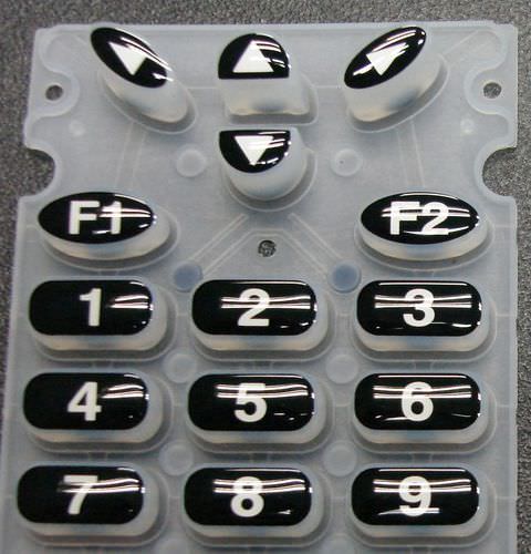 Clavier numérique 15-touches - General Silicones Co., Ltd. - en silicone / pour contrôle d'accès
