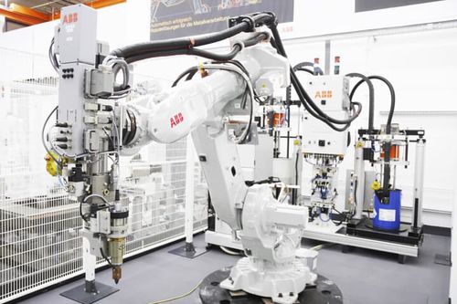 Robot articulé - ABB Robotics - 6 axes / de dosage / pour montage au plafond