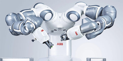 Cobot - YuMi®IRB 14000 - ABB Robotics - 7 axes / pour l'assemblage