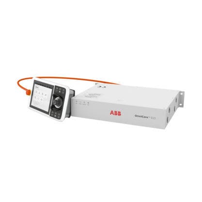 Contrôleur d'automatisme programmable avec cartes d'E/S extensible - OmniCore E10 - ABB Robotics - sur réseau / modulaire / pour engin