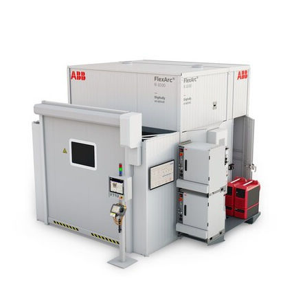 Cellule robotisée de soudage à l'arc - FlexArc Compact Cell - ABB Robotics - d'alimentation / de mesure / pour ligne d'assemblage