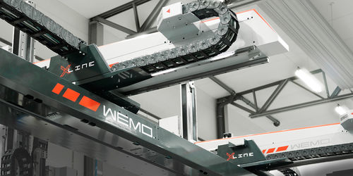 Robot cartésien - Tandem - Wemo Automation - 4 axes / à émission optique à étincelles / pour presse à injecter