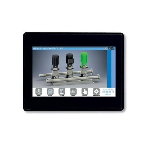 IHM à écran tactile - VISUAL5-PC - SENECA | AUTOMATION INTERFACES - encastrable / 800 x 480 / RISC