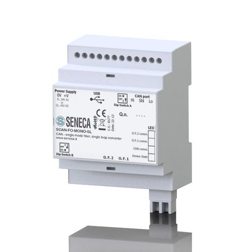 Convertisseur de communication - SCAN-FO series - SENECA | AUTOMATION INTERFACES - Ethernet / en fibre optique / Modbus TCP
