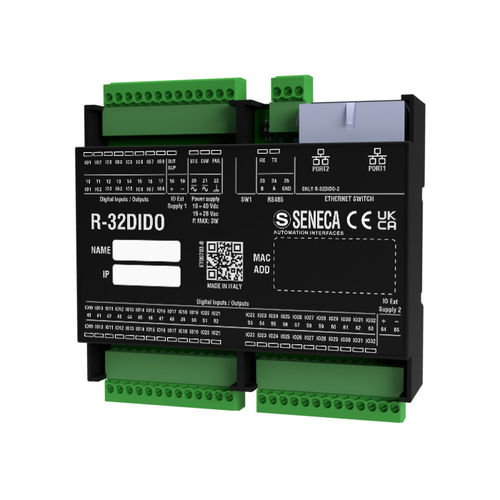 Module E/S numérique - R-32DIDO - SENECA | AUTOMATION INTERFACES - Ethernet / LAN / Modbus RTU
