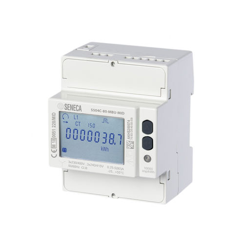 Compteur d'énergie électrique triphasé - S534-6 - SENECA | AUTOMATION INTERFACES - sur rail DIN / 50 Hz / avec afficheur LCD