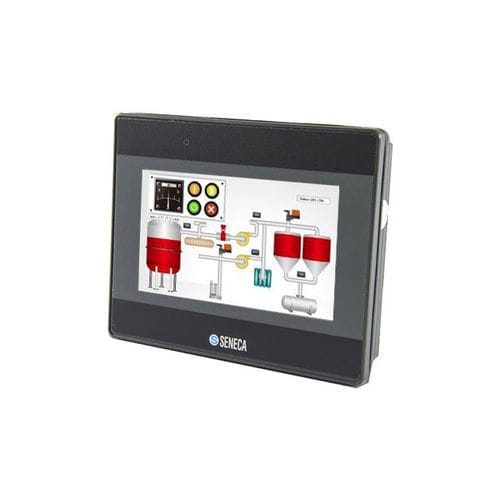 IHM à écran tactile résistif - VISUAL1E - SENECA | AUTOMATION INTERFACES - encastrable / 480 x 272 / Dual Core