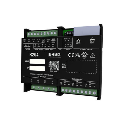 Appareil de mesure de puissance fréquencemètre - R204-2-L-U - SENECA | AUTOMATION INTERFACES - multimètre / énergimètre / avec analyseur de qualité de puissance et d'harmoniques