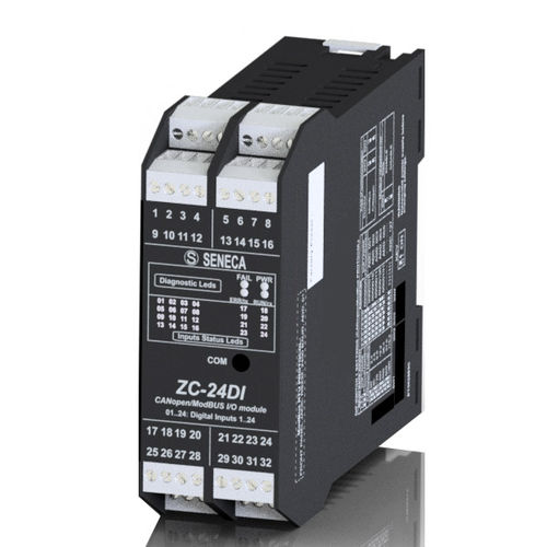 Module d'entrée numérique - ZC-24DI - SENECA | AUTOMATION INTERFACES - Modbus RTU / RS485 / CANopen