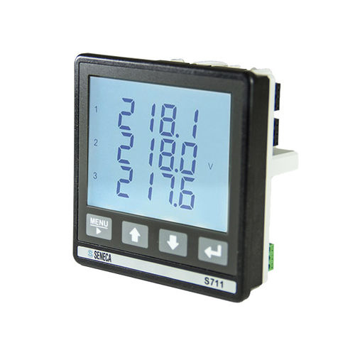 Appareil de mesure de puissance numérique - S711E series - SENECA | AUTOMATION INTERFACES - encastrable / triphasé