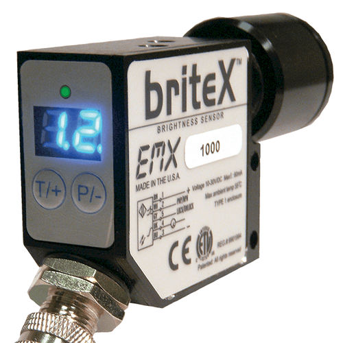 Détecteur de brillance - BriteX Series - EMX Industries Inc. - de surveillance / de process / de calibration