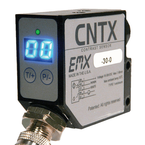 Détecteur de contraste rectangulaire - CNTX series - EMX Industries Inc. - à lumière blanche / LED / à grande vitesse