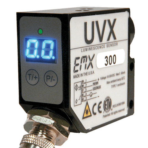Détecteur de luminescence à grande vitesse - UVX series - EMX Industries Inc. - à haute vitesse / longue portée / en métal