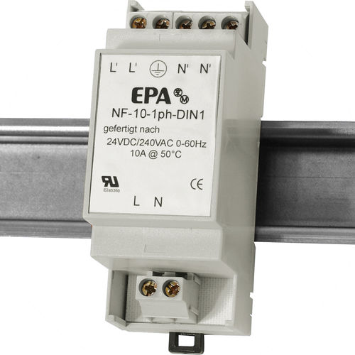 Filtre électronique passe-haut - NF-1ph-DIN1  - EPA GmbH - passif / RFI / compact
