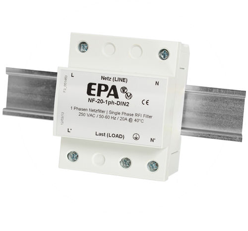 Filtre électronique passe-haut - NF-1ph-DIN2 - EPA GmbH - passif / IEM / compact