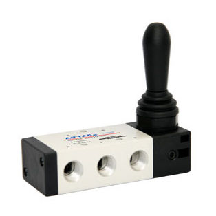 Vanne manuelle - 4H series - Airtac Automatic Industrial - à commande pneumatique / pour air / en aluminium