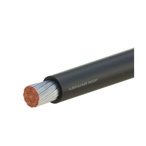 Câble électrique mono-conducteur - RADOX® 155 - HUBER+SUHNER - d'alimentation / à retardateur de flamme / haute température