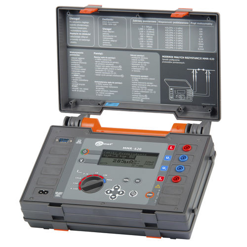 Microhmmètre numérique - MMR-620 - Sonel SA - portable / à faible résistance / 4 fils