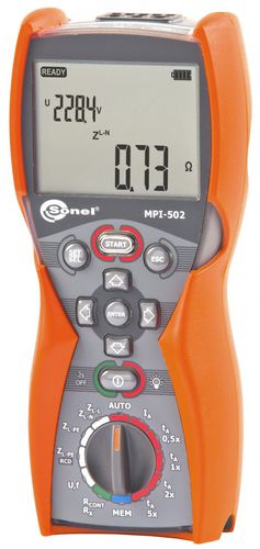 Testeur d'installation électrique - MPI-502 - Sonel SA - de tension / de continuité / de courant résiduel