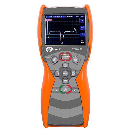 Réflectomètre TDR - TDR-420 - Sonel SA - portable