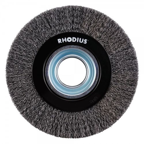 Brosse circulaire - SRBWST - RHODIUS - de nettoyage / d'ébavurage / de polissage
