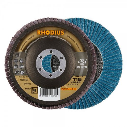 Disque à lamelle à revêtement en zirconium - LGZ F2 - RHODIUS