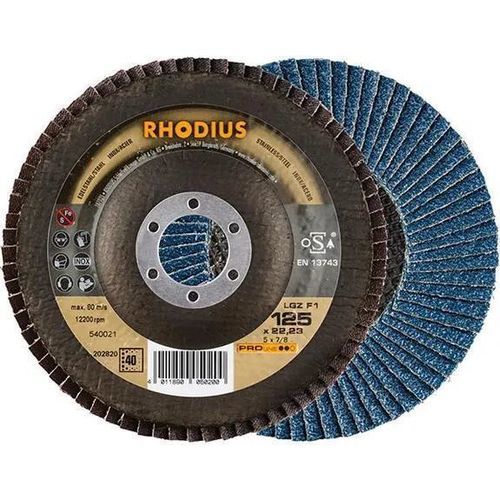 Disque à lamelle en oxyde de zirconium - LGZ F1 - RHODIUS - pour acier inoxydable