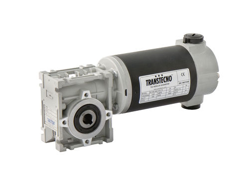 Motoréducteur DC - 0.1 - 0.8 kW, 1 - 130 Nm | ECM series - Transtecno - à aimants permanents / à vis sans fin / orthogonal