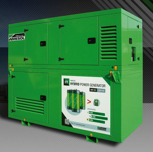 Groupe électrogène diesel - HY-AC/DC2000 - Inmesol - hybride / triphasé / stationnaire