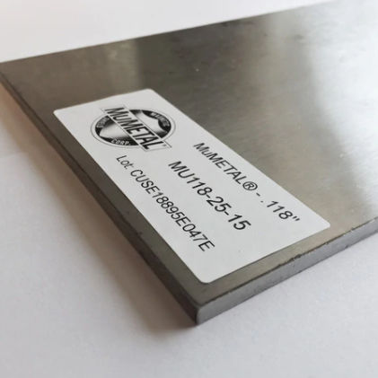Plaque chauffante - MuMETAL® - Magnetic Shield Corporation