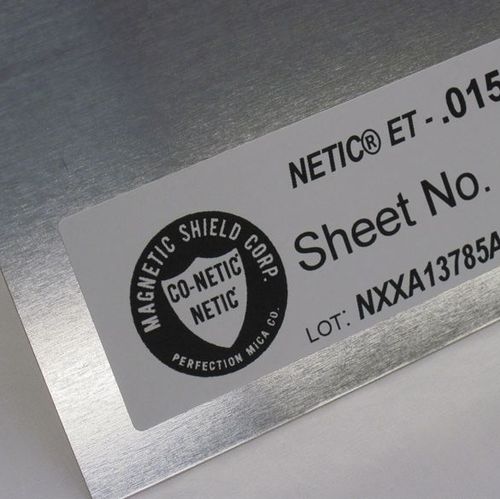 Film de blindage EMI - NETIC® S3-6 ET - Magnetic Shield Corporation - en métal