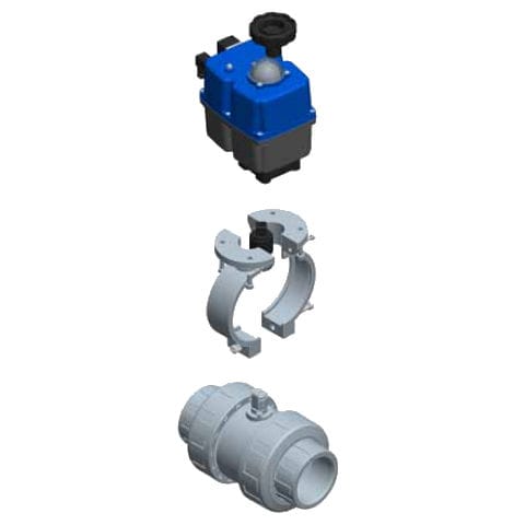 Vanne pour applications industrielles - Cepex SER - à boisseau sphérique / à commande électrique / de contrôle de débit