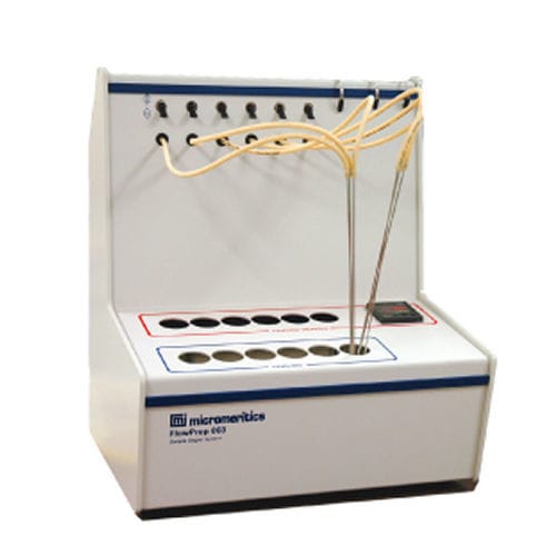 Système de préparation d'échantillons automatique - FlowPrep 060 - Micromeritics Instrument Corp. - pour le laboratoire