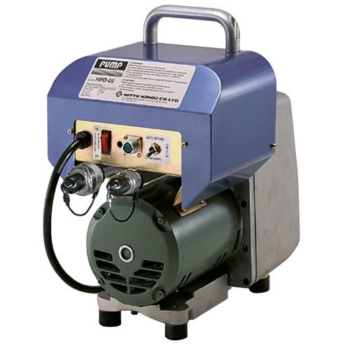 Pompe hydraulique pour poinçonneuse - HPD-05 - Nitto Kohki Europe - à piston / avec moteur électrique / à double effet