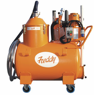 Aspirateur industriel - 2 kw, 200 l | Midi - Freddy - à huile et copeaux / monophasé / mobile