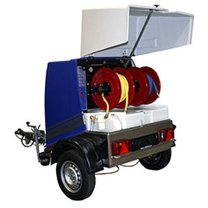 Nettoyeur haute pression à eau chaude - TD203 - Aquila Triventek A/S - à moteur diesel / sur remorque / avec réservoir
