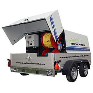 Nettoyeur haute pression à eau chaude - TD302REC - Aquila Triventek A/S - à moteur diesel / sur remorque / avec réservoir