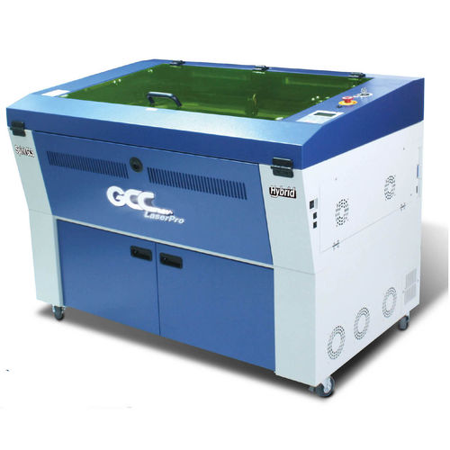 Machine de gravure laser CO2 - Spirit GLS Hybrid - GCC - de plastique / de métal / de bois
