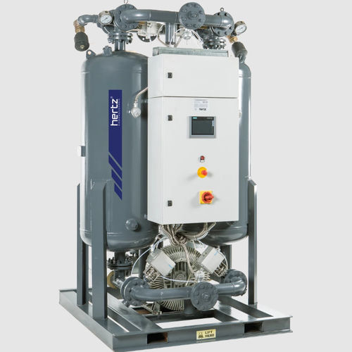 Sécheur d'air comprimé par adsorption - HBP series  - Hertz Kompressoren GmbH - mono-étagé / blower purge / chaleur externe