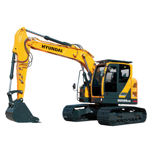 Pelleteuse intermédiaire - HX145A LCR - Hyundai Construction Equipment Americas, Inc. - sur chenilles / Tier 4 final / pour chantier de construction