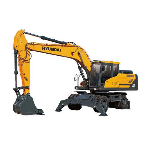 Pelleteuse intermédiaire - HW210A - Hyundai Construction Equipment Americas, Inc. - à roues / Tier 4 final / pour chantier de construction