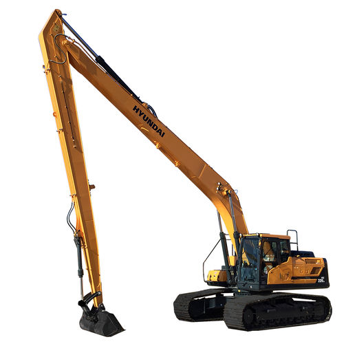 Pelleteuse longue portée - HX220A LR - Hyundai Construction Equipment Americas, Inc. - intermédiaire / sur chenilles / Tier 4 final