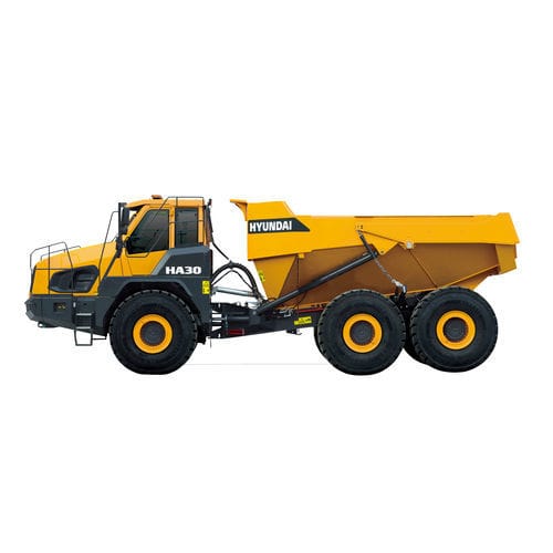 Tombereau articulé - HA30 - Hyundai Construction Equipment Americas, Inc. - diesel / pour mines et carrières / pour chantier