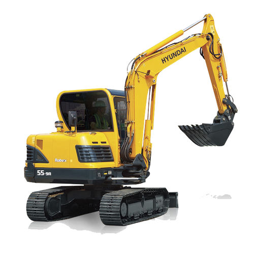 Pelleteuse compacte - R55-9A - Hyundai Construction Equipment Americas, Inc. - midi / sur chenilles / Tier 4 final