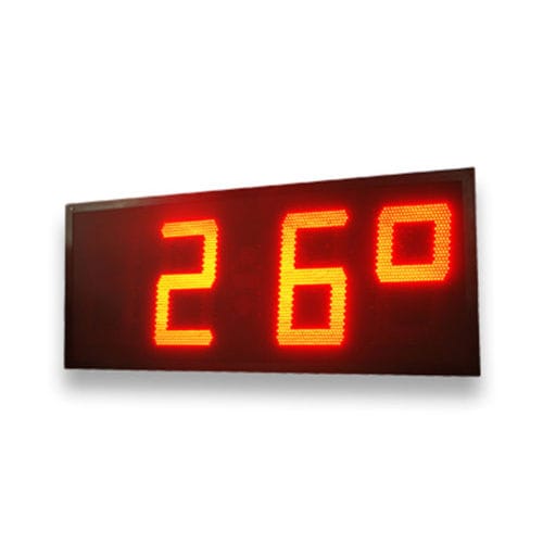 Horloge à LED - DMR60 - DITEL - double face / pour extérieur / GPS