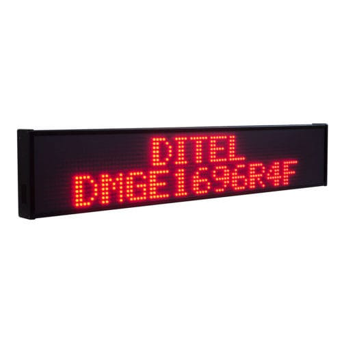 Afficheur alphanumérique - DMGE1696 - DITEL - grand format / d'extérieur