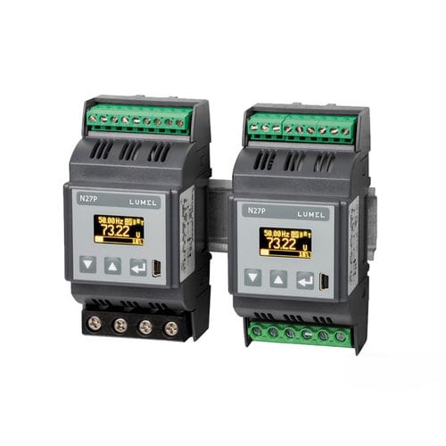 Appareil de mesure de puissance énergimètre - N27P - DITEL - sur rail DIN / monophasé