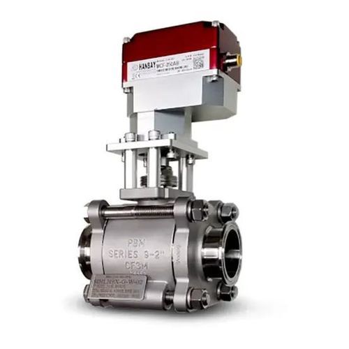 Vanne à actionneur électrique - MCF-000XX-1-SIHLH9X-G-W-02 - Rotork - IP68 / pour bride / pour sanitaire